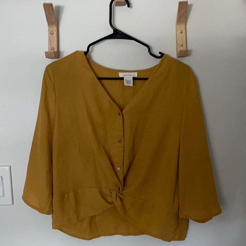 Yellow shirt